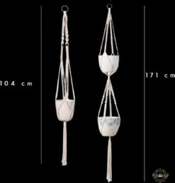Plantenhanger Macrame Set Van 2 - Plantenhanger Met Ruimte Voor 3 Potten - Luxe Gevlochten Touw 100% Katoen - Duurzaam - Plantenbakken - Bloempotten - Macramé Stijl Hanger Voor Bloempotten - Hangpot - Fienosa 13 Plantenhanger Macrame Set Van 2 - Plantenhanger Met Ruimte Voor 3 Potten - Luxe Gevlochten Touw 100% Katoen - Duurzaam - Plantenbakken - Bloempotten - Macramé Stijl Hanger Voor Bloempotten - Hangpot - Fienosa -Gardena Winkel 1146x1200 8