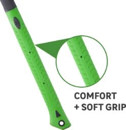 GEOLIA - Bijl - Bijl - Staal - Glasvezelsteel - 2,2 Kg Met Een Stalen Kop Van 1,6 Kg - Bijlen - Grote Bijl - Kloofhamer - Kloofbijl - Kloofbijl -Gardena Winkel 1164x1200