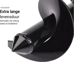 MaatWorkz - Grondboor - 25 CM - Boormachine - Bollenplanter - Moestuin - Palenboor - Boor - Tuin -Gardena Winkel 1200x1015