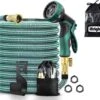 IBright Extra Sterke Uitrekbare Tuinslang - Flexibel - 15 Meter - Inclusief Opbergtas ,Sproeier ,Koppelstuk En Ophanghaak - Groen 2 IBright Extra Sterke Uitrekbare Tuinslang - Flexibel - 15 Meter - Inclusief Opbergtas ,Sproeier ,Koppelstuk En Ophanghaak - Groen -Gardena Winkel 1200x1065 1