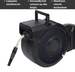 Buxibo - Wandslangenbox 20 Meter + 2 Meter - Tuinslang Met Haspel - 9 Sproei Standen - Slangenhouder 180° Draaibaar - Tuinslanghaspel Zwart+ Gratis Sproeier - Zwart 33 Buxibo - Wandslangenbox 20 Meter + 2 Meter - Tuinslang Met Haspel - 9 Sproei Standen - Slangenhouder 180° Draaibaar - Tuinslanghaspel Zwart+ Gratis Sproeier - Zwart -Gardena Winkel 1200x1161 6