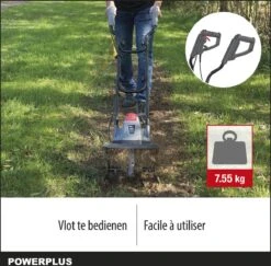 Powerplus POWEG7010 Tuinfrees - 1050W - Werkbreedte 320mm - Werkdiepte Max. 220mm - Incl. 4 Messen 13 Powerplus POWEG7010 Tuinfrees - 1050W - Werkbreedte 320mm - Werkdiepte Max. 220mm - Incl. 4 Messen -Gardena Winkel 1200x1180