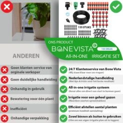 Bone Vista® 155 Stuks Water Druppelslang Irrigatiesysteem Tuin – Bewateringssysteem & Druppelsysteem 12 Bone Vista® 155 Stuks Water Druppelslang Irrigatiesysteem Tuin – Bewateringssysteem & Druppelsysteem -Gardena Winkel 1200x1200 1825