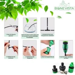 Bone Vista® 155 Stuks Water Druppelslang Irrigatiesysteem Tuin – Bewateringssysteem & Druppelsysteem 16 Bone Vista® 155 Stuks Water Druppelslang Irrigatiesysteem Tuin – Bewateringssysteem & Druppelsysteem -Gardena Winkel 1200x1200 1829