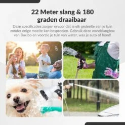 Buxibo - Wandslangenbox 20 Meter + 2 Meter - Tuinslang Met Haspel - 9 Sproei Standen - Slangenhouder 180° Draaibaar - Tuinslanghaspel Zwart+ Gratis Sproeier - Zwart 31 Buxibo - Wandslangenbox 20 Meter + 2 Meter - Tuinslang Met Haspel - 9 Sproei Standen - Slangenhouder 180° Draaibaar - Tuinslanghaspel Zwart+ Gratis Sproeier - Zwart -Gardena Winkel 1200x1200 2170