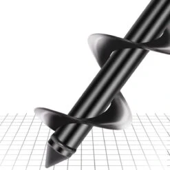 Merkloos Grondboor - Grondboor Voor Boormachine - Bollenplanter - Palenboor - Boor - Tuin - 60 Cm - 8 CM -Gardena Winkel 1200x1200 555