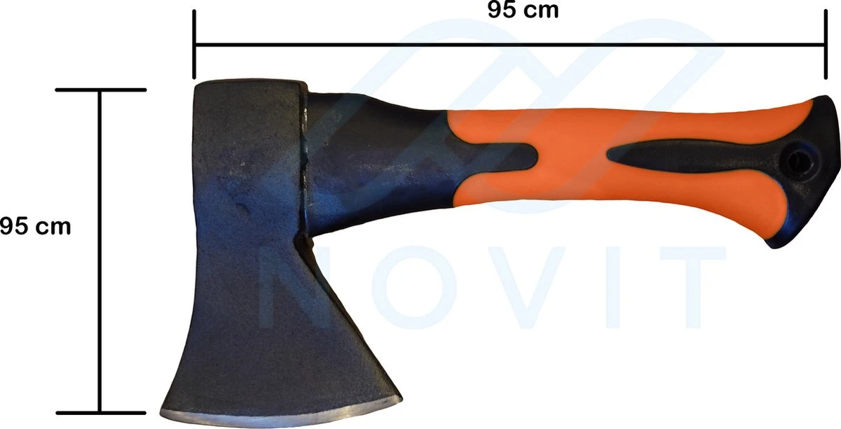Novit Survival Bijl 500 Gr- Mini Handbijl Baby Hakbijl Kloofbijl 8 Novit Survival Bijl 500 Gr- Mini Handbijl Baby Hakbijl Kloofbijl - Afbeelding 6
