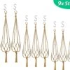 9 Stuks Jute Macrame Plantenhangers - Boho Handgeweven Katoen Hangpot Voor Binnen/Buiten - Hangende Bloempot Met Kralen - Macramé Touw/Koord Hangplant Houder - Bohemian Wandhanger Decoratie - Plant Hanger - Verticale Tuin Bloempothouder Planthanger 2 9 Stuks Jute Macrame Plantenhangers - Boho Handgeweven Katoen Hangpot Voor Binnen/Buiten - Hangende Bloempot Met Kralen - Macramé Touw/Koord Hangplant Houder - Bohemian Wandhanger Decoratie - Plant Hanger - Verticale Tuin Bloempothouder Planthanger -Gardena Winkel 1200x948 7