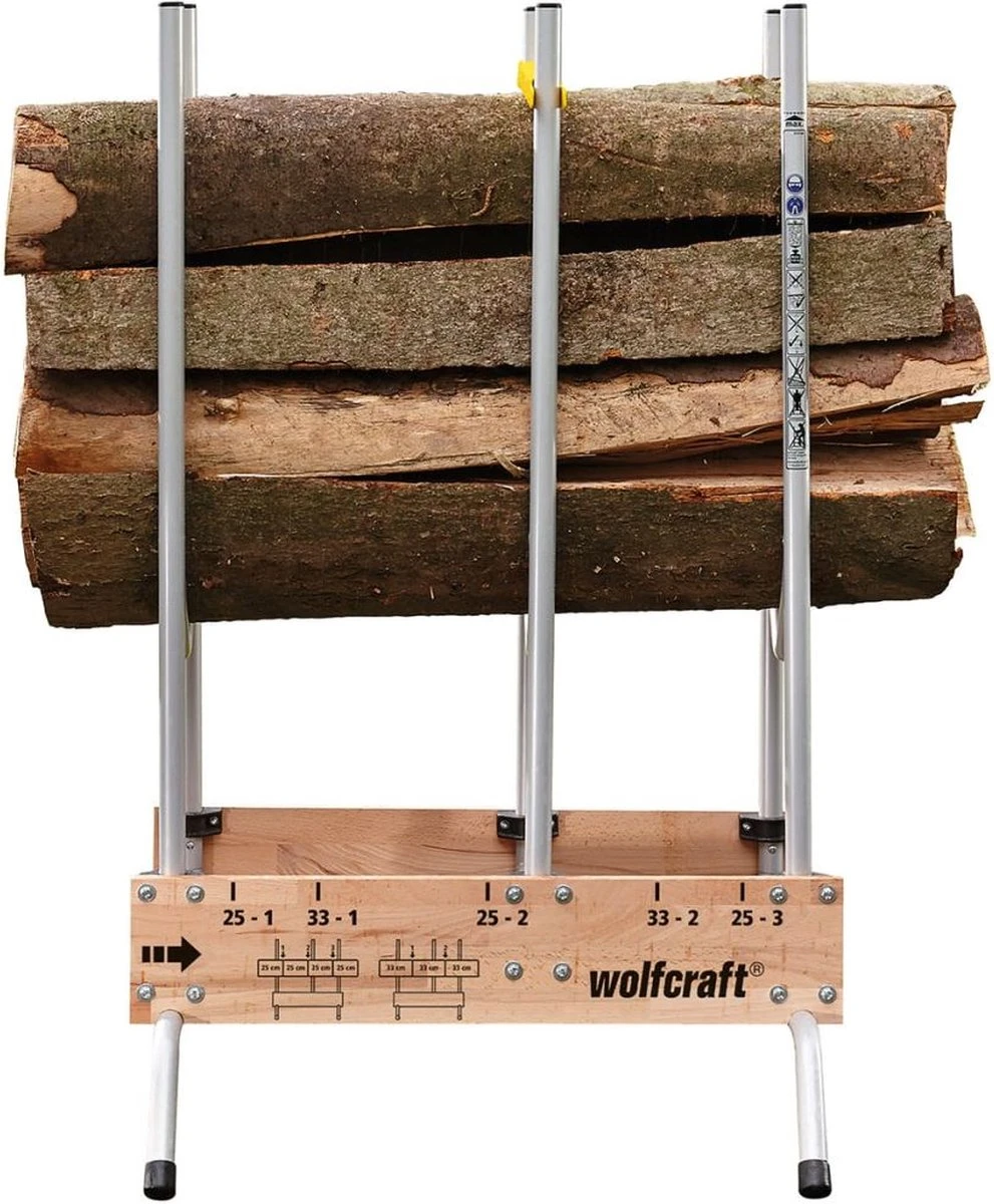 Wolfcraft - Professionele Zaagbok - Voor Kettingzaag - Hout - Opbouwbare, Stabiele Zaagbok Voor Brandhout - 5121000 - 10 JAAR GARANTIE 7 Wolfcraft - Professionele Zaagbok - Voor Kettingzaag - Hout - Opbouwbare, Stabiele Zaagbok Voor Brandhout - 5121000 - 10 JAAR GARANTIE - Afbeelding 5